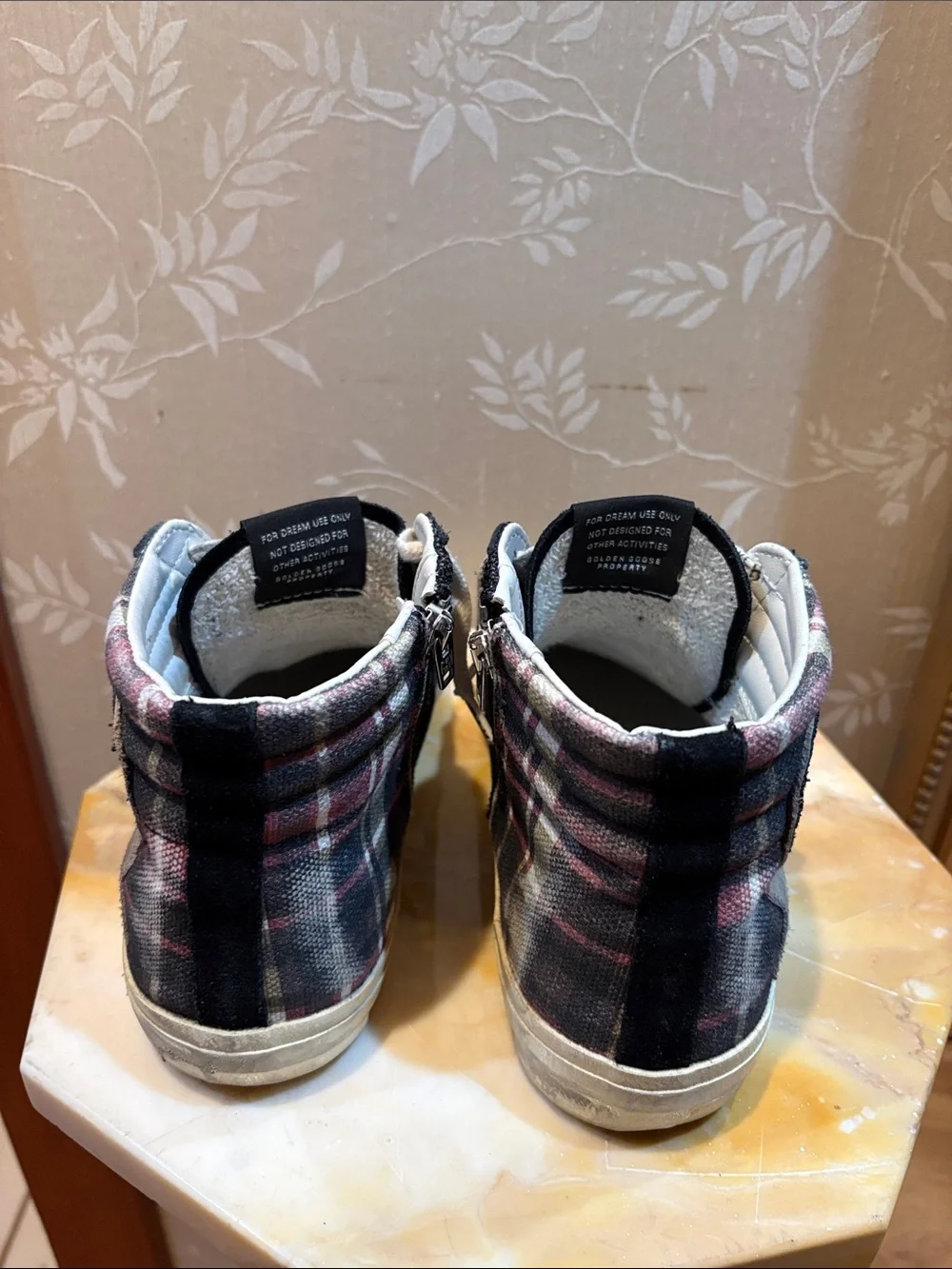 Golden Goose Mid-star Slide Sneakers with Sequence